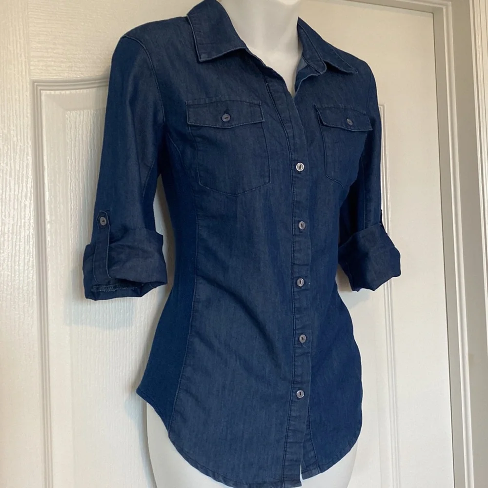 Denim top - Picture 2 of 8